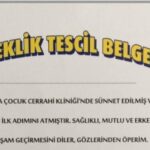 Çocuk sağlığı kliniğinde sünnet olan çocuklara “erkek tescil belgesi” verildiği ortaya çıktı