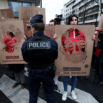 Paris’te Erdoğan protestosu: #SaveTurkishJournaslists