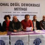 KESK’ten ‘OHAL değil demokrasi’ mitingi