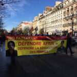 Paris’te binler Efrin için yürüdü