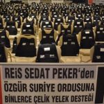 Çeteden çeteye hediye çelik yelek: Üstünde reklam bile var