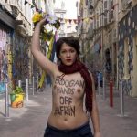 FEMEN’den Efrin’e destek: “Erdoğan elini Efrin’den çek”