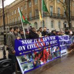 Londra’da Efrin protestosu