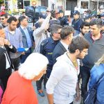Nükleer Santrali protesto etmek isteyen kitleye polis engeli