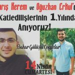Barış Kerem ve Oğuzhan Erkul için anma düzenlenecek