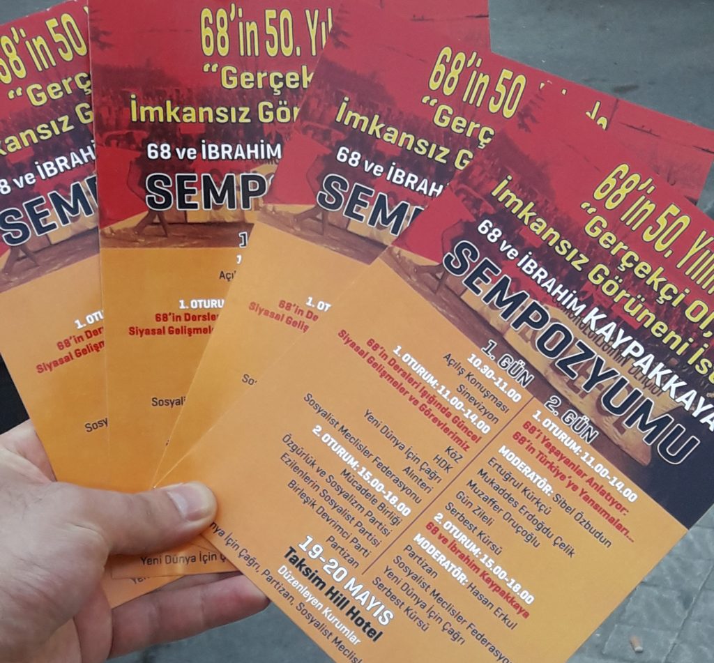 İkitelli’den 68 ve ibrahim Kaypakkaya sempozyumuna çağrı