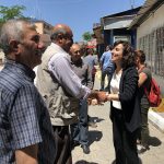 Alican Önlü ve Meral Hanbayat Yeşil’den esnafa ziyaret