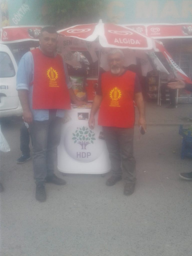 SMF ve HDP’den Kartal’da seçim çalışması-VİDEO