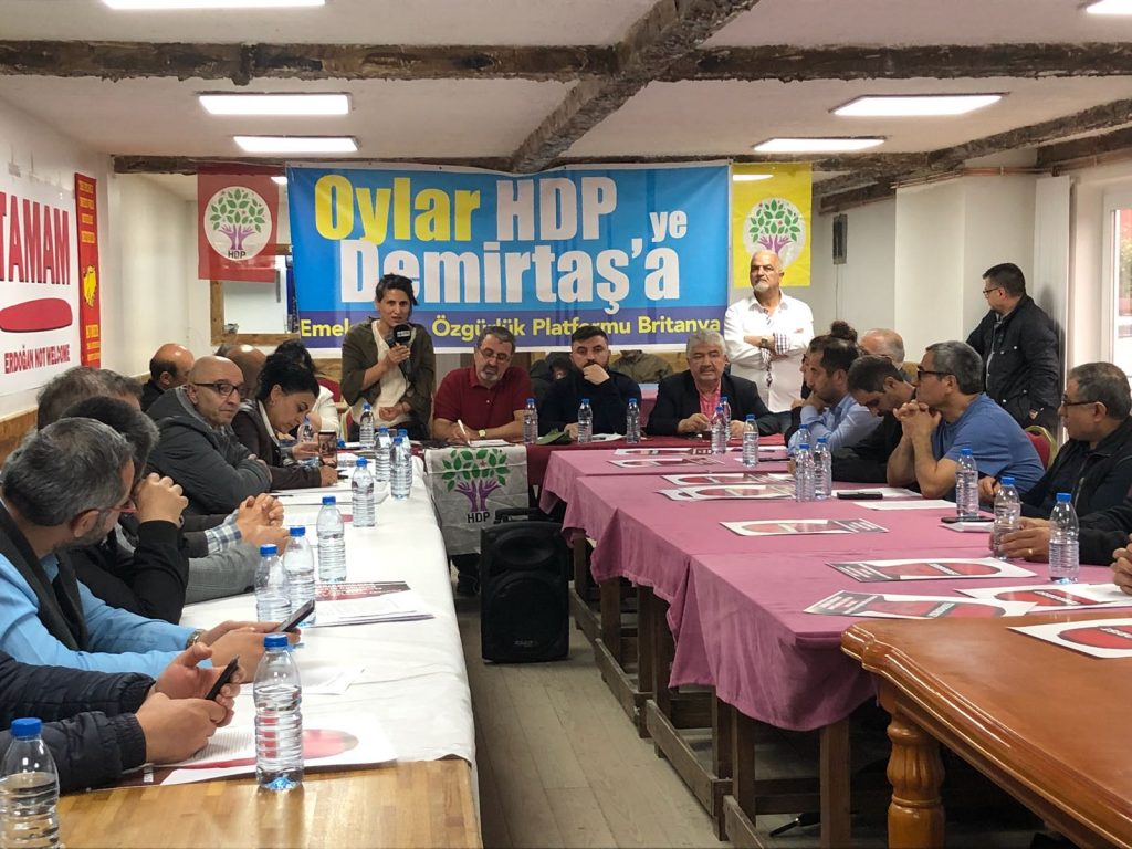 Britanya’da HDP ve Demirtaş için seçim çalışmaları başladı