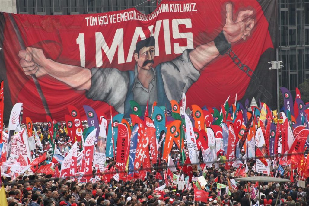 1 Mayıs’ta onlarca yerde emekçiler alanlardaydı