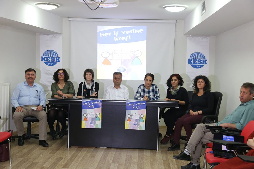 KESK ‘Her işyerine kreş’ kampanyasını başlattı
