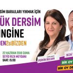 HDP’den Dersim mitingine çağrı