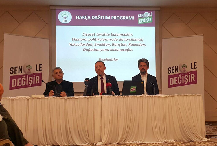 hdp ekonomi bildirge