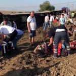 Tekirdağ’da yolcu treni devrildi: Ölü ve yaralılar var