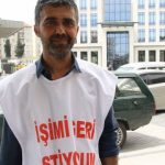 Direnişçi belediye işçisinden miting hazırlığı