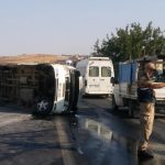 Urfa’da minibüsün devrilmesi sonucu 10 işçi yaralandı!