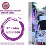 Temmuz ayında 37 kadın öldürüldü