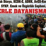 Avrupa’da faliyet yürüten devrimci-demokratik kurumlardan ortak bildiri: ‘İnşaat işçisi köle değildir’