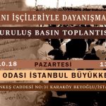 3. Havalimanı İşçileriyle Dayanışma Platformu bugün kuruluşunu ilan ediyor