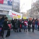 Çorluda Kadınlar 25 Kasım dolayısıyla bir araya geldi