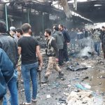 Afrin’de pazar yerinde patlama