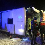 İstanbul-Dersim seferini yapan araç kaza geçirdi