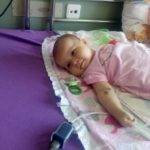 Nehir bebek yaşama tutunmak için ilik bekliyor