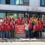 Aliağa Belediyesi işçileri bayramı direnişte geçiriyor