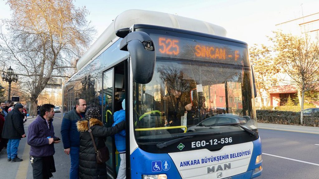 Ankara’da toplu taşımaya zam