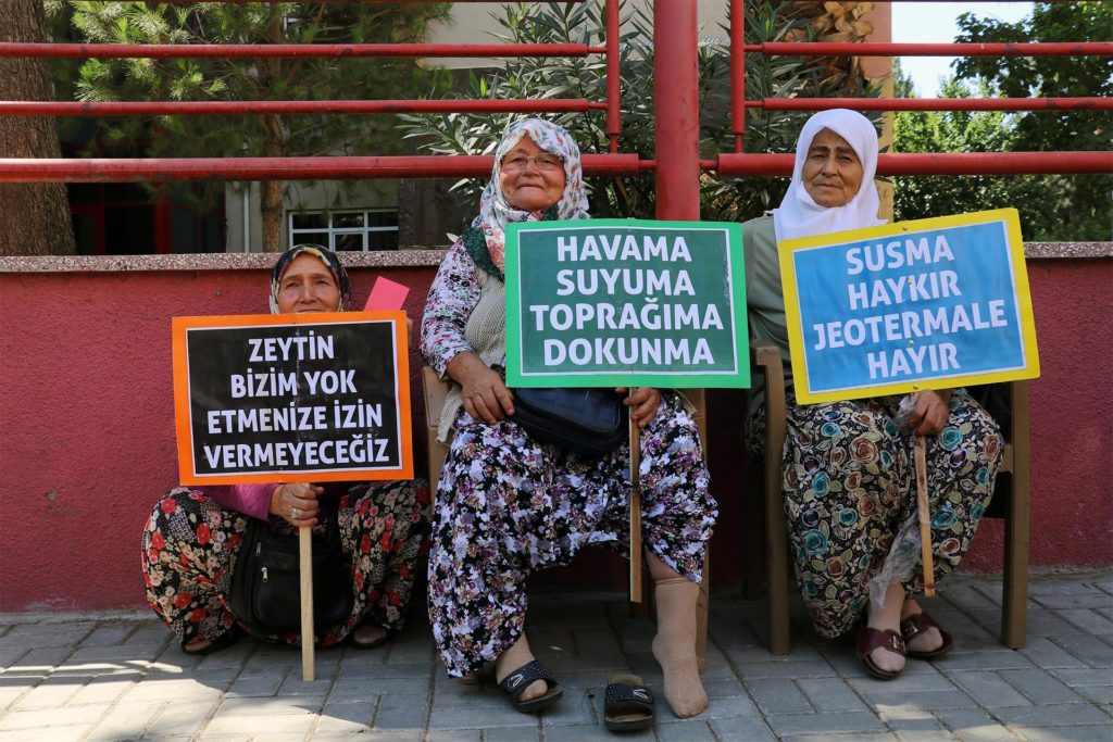 Aydın halkı JES ihalesine karşı direnişe geçti