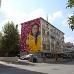 ‘Okul Boykotu’ öncüsü iklim aktivisti Greta Thunberg’in portresi Kadıköy duvarlarında