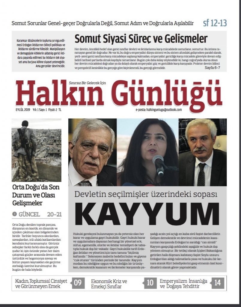 Halkın Günlüğü gazetesi yeniden yayın hayatına başladı