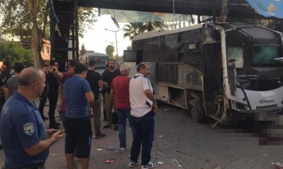 adana polis servis saldiri