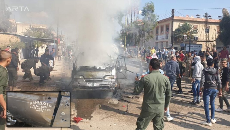 Konyadan getirilen araç Qamişlo’da patlatıldı