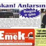Tunceli Emek’e sesleniyoruz: Kadınlar utanmayacak