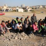 Dört aydır alacakları ödenmeyen inşaat işçileri oturma eylemi başlattı