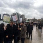 Kanal İstanbul’a karşı yüzlerce kişi insan zinciri oluşturdu