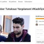Kadına yönelik şiddeti engellemeye çalışan Kadir için internette imza kampanyası başlatıldı