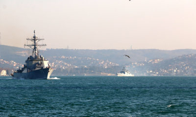 Rusya’nın Akdeniz’e gönderdiği savaş gemileri İstanbul Boğazı’ndan geçti