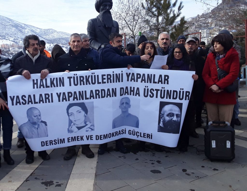 Dersim’de muhalif sanatçılar için açıklama: “Halkın türkülerini yapanların  sesini boğamayacaklar”