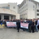 Sağlık Emekçileri, iş bırakma eylemi gerçekleştirdi