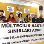 İHD İstanbul Şubesi Edirne’deki mülteci krizine dair raporunu açıkladı