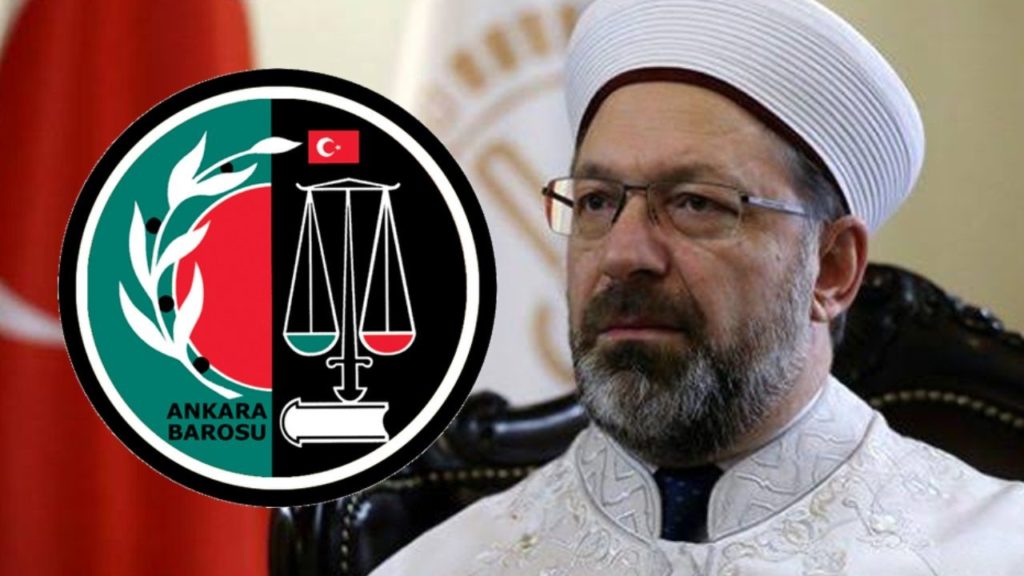 Diyanet Ankara Barosu yöneticileri hakkında suç duyurusunda bulundu