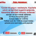 Söyleşi: Covid-19 Salgını Vesilesiyle; Kapitalist Yıkım ve Tahribat Kuşatılmışlığında Karantina Altındaki Dünyayı Anlamak