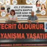 F Oturumu: Hasta tutsak Özgür Azad İnci tahliye edilsin