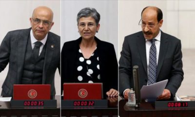 Leyla Güven, Musa Farisoğulları ve Enis Berberoğlu’nun vekilliği düşürüldü