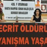 F Oturumu: Hasta tutuklu Cengiz Sinan Halis Çelik serbest bırakılsın