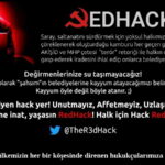 RedHack’den eylem: AKP’li belediyelerin siteleri hacklendi