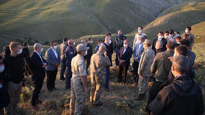 van kesif ucak dustu