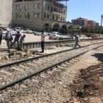 Amed’te yapılan demiryolu duvarı şehri ikiye bölüyor